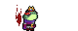Evil Sir Hopper pixel sprite with sword