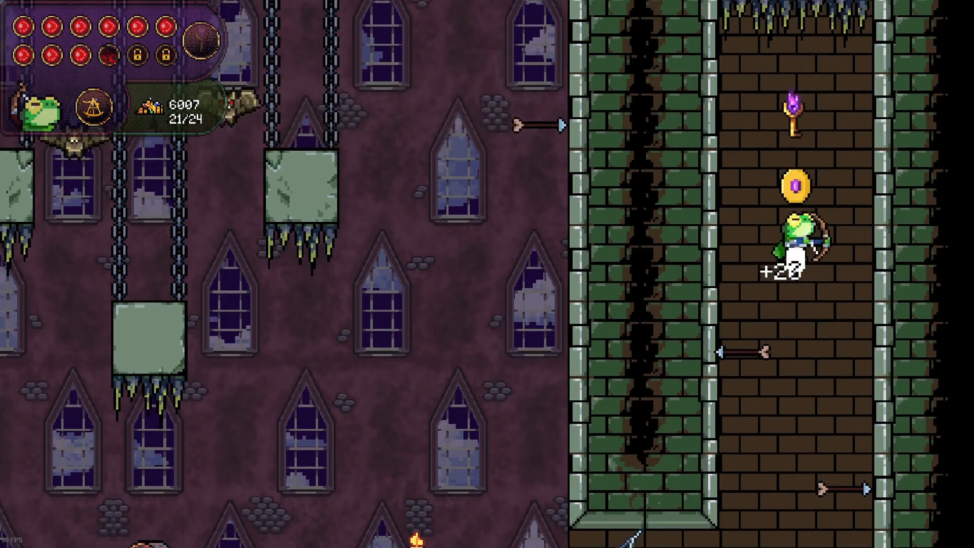 Gameplay scene underground