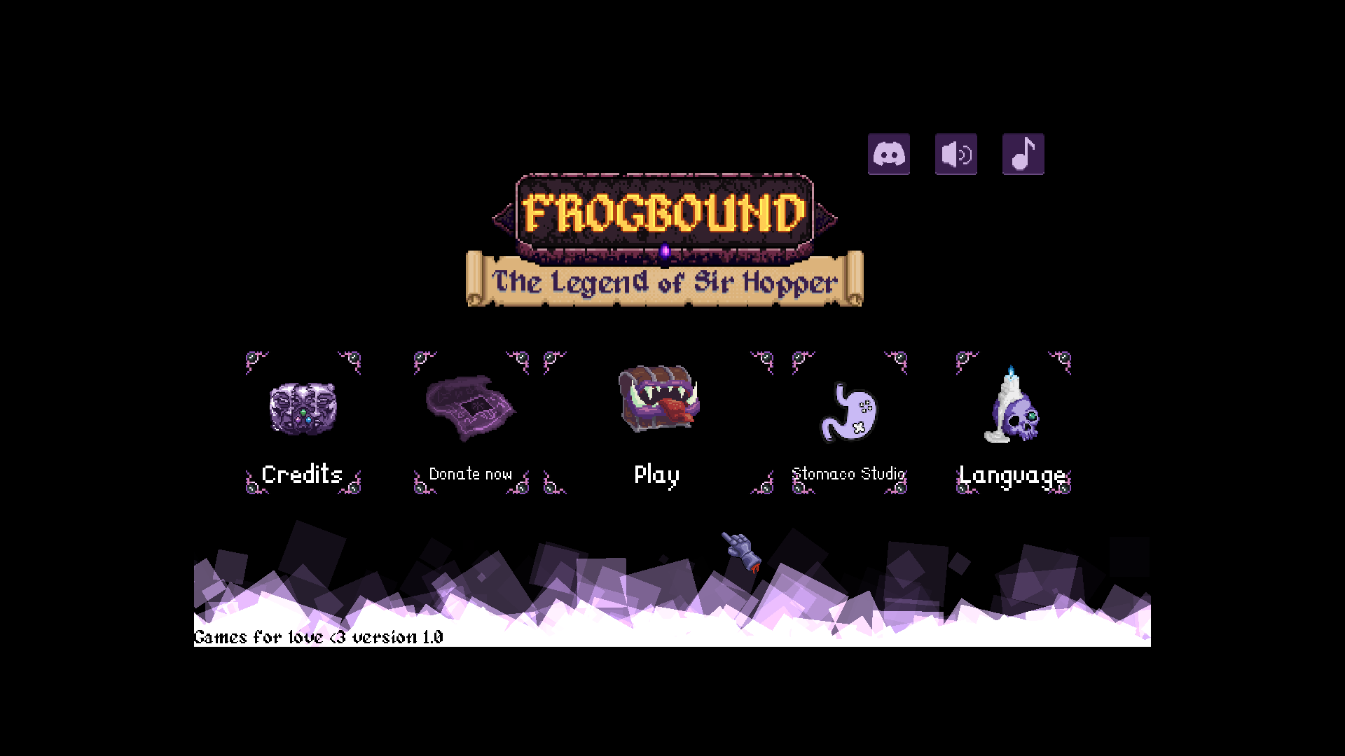 Frogbound: Games For Love edition
